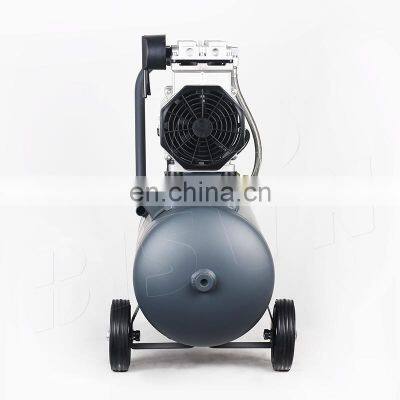 Bison China Non Oil Lubricated Air Compressor 1.5Hp Piston Oil Free Air Compressor With 24L Air Tank photo-5