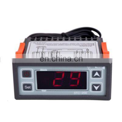 Electronic digital Microcomputer temperature controller thermostat  switch cold storage thermostat STC-200