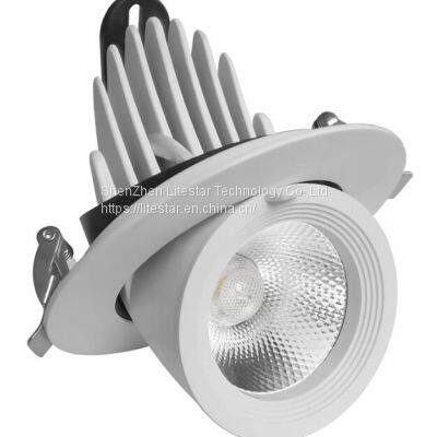 IP20 Indoor Recessed Gimbal Led Down Light