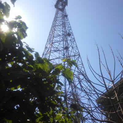 Microwave Tubular Steel Telecommunication Towers