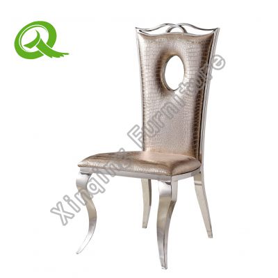 Banquet Events Furniture Luxury Modern Stainless Steel Dining Chair Wedding Chair