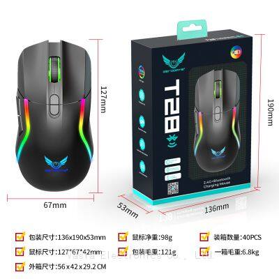 Suitable for Desktop Computers, Notebook ,computers, Smart TV With USB 8 Keys RGB Lights Gaming Mouse photo-3