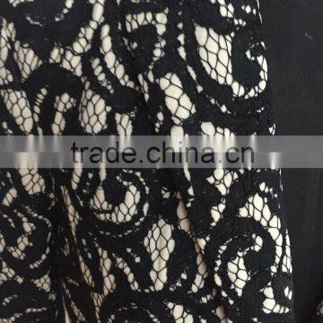 2015 New Embroidery Fabric Neck Designs for Casual Women Western Dress photo-2