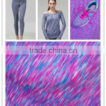 breathable water resistant polyester lycra fabric for shoes garments