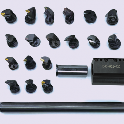 Anti-vibration boring bars with changable cutting head
