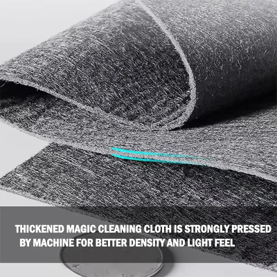 40*40cm Ultra-Absorbent Magic Cleaning Cloths Reusable Microfiber Rag for Fog Remover Kitchen Car Glass Cleaning Cloth photo-3