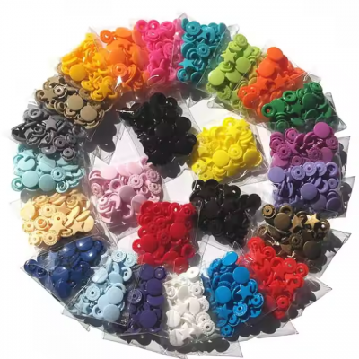 Eco-friendly Custom Size Plastic Snaps Plastic Snap Button for Baby Clothes, baby bibs