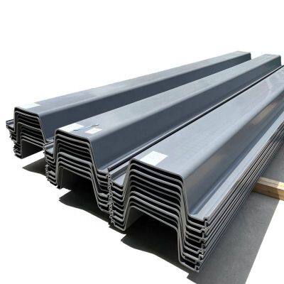 Seawall Bulkhead Highway Embankment Plastic Sheet Pile Sheet U Type for River Protection