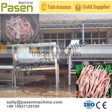 Chicken Feet Skin Cleaner / Chicken Feet Skin Cleaner Machine / Automatic Chicken Feet Peeling Machine photo-5
