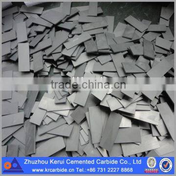 High bending strength tungsten steel plate/carbide plate in various grade and size from Zhuzhou original manufacturer