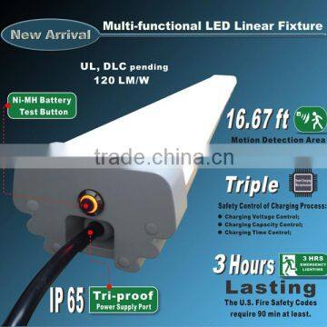 Intelligent Emergency Suspended Led Tri Proof Light 100-277V American Standard Led Light photo-3
