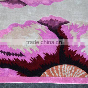Chinese Wool And Silk Hand Tufted Carpet Rugs Handmade Wool Carpet YB-A006 photo-4