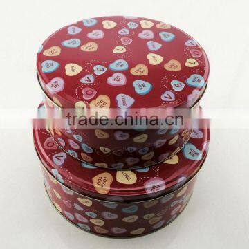 Cylinder shape container Cookie Tin Sets