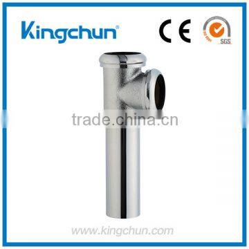 Lastest Arrival chrome plated flexible connecter brass waste basin waste pipe (B113)