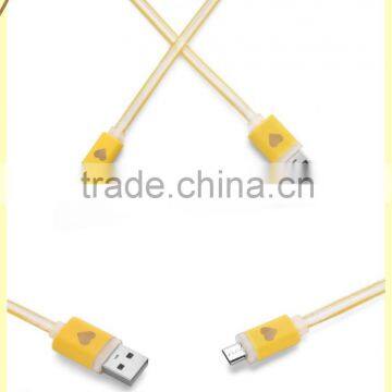 Latest arrival alibaba express new premium cute usb cable for charging wholesale usb cable for micro and iphone