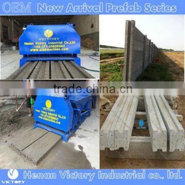 Precast machine for making concrete fence walls products