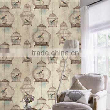 Chinese tradtional design wall paper birds wall murals