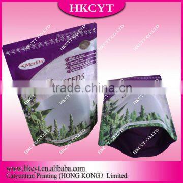 hot products laminated material seeds stand up pouch