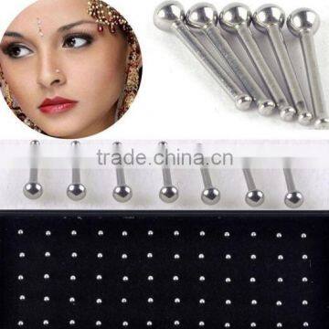 316L Surgical Steel Body Piercing Jewelry 60pcs/set Nose Bones Nose Studs