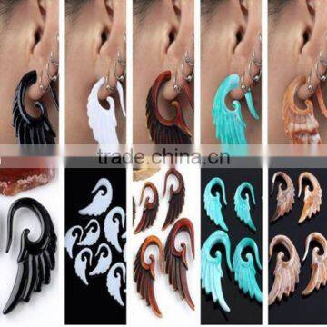 Swan shape earings expander jewelry piercing