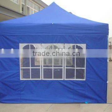 3x3 hexagon steel frame church window and door folding tent canopy gazebo                        
                                                Quality Choice