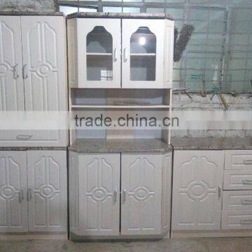 kitchen cupboard ivory white color 5 doors kitchen unit