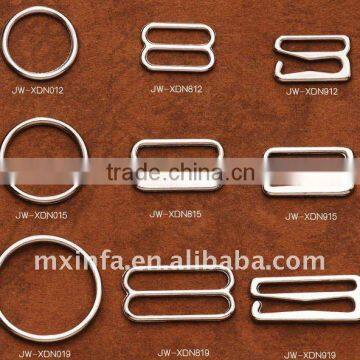 Chrome plated bra ring and adjuster,hook