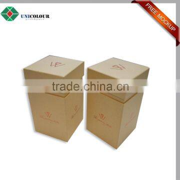 Custom logo printed cardboard cosmetic packaging box