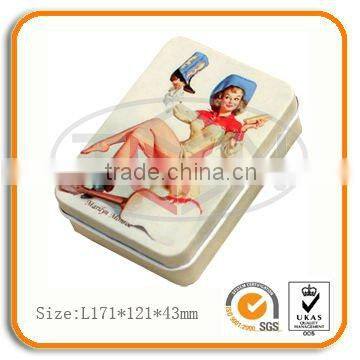 Fashion stowage tin box 1