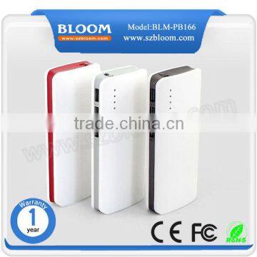 Smart Power Bank Charger, 3 USB Power Bank Charging, Colored Charger Power Bank