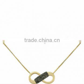Necklaces, With Natural Stone, GOLD PLATED