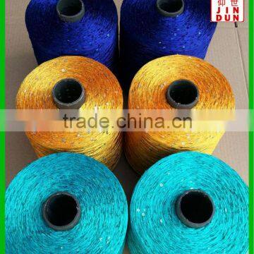JD 2014 new fancy polyester beaded yarn 120D/2mm