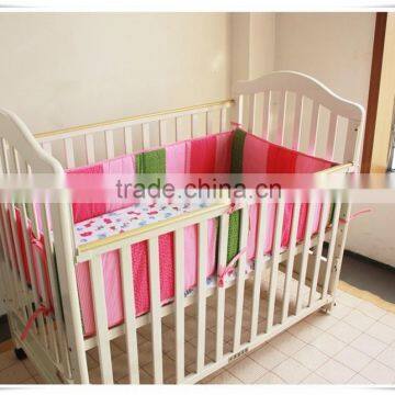 Pink Animals Baby Fitted Bed Skirt From Professional Manufacturer photo-2