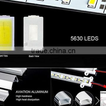 Imported led chip 12V IP60 True white Warm white led rigid strip light