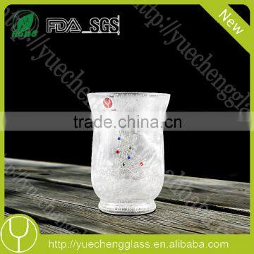 wholesale frosted glass candle jar /candle lighter