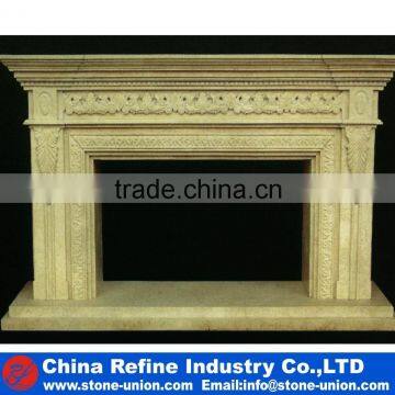 Welcome OEM order marble fireplace surrounding