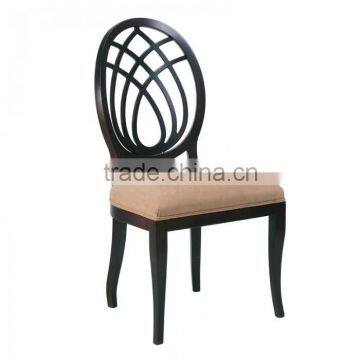 Unique backrest wooden restaurant chair XY4215