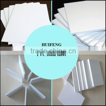 1-40mm thickness construction plastic pvc foam board