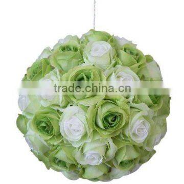 7.5" Wedding Rose Hanging Ball, Wedding Flower Balls, Silk Rose Balls