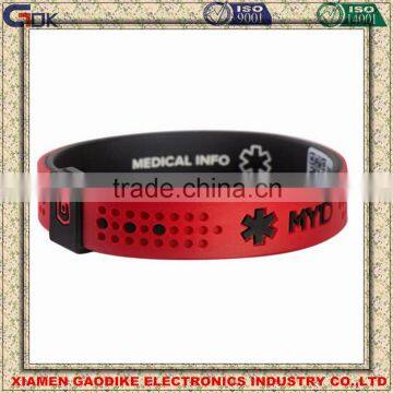 2015 New Style QR Code medical silicone bracelet                        
                                                Quality Choice