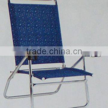 Aluminum folding big camping chair