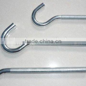 Steel Electric Galvanized Screw Hook Q Hook in China Cabinet Rigging Hardware photo-6