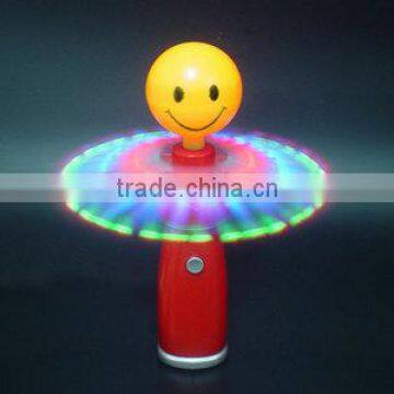 small light up windmill with smile face
