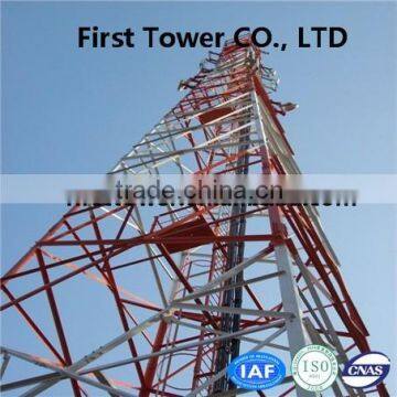 Manufacturer Four legged Steel lattice cellular tower