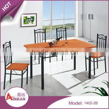 Restaurant dining furniture set general use cheap 1.4m long large dining table