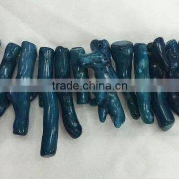 Wholsale Bulk Bamboo Coral Dyed in Red for Jewellery Decoration photo-3