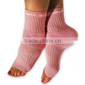 Combed cotton open toe socks, pedicure socks, pedicure socks wholesale