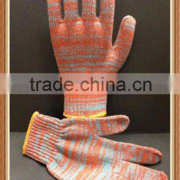 Orange & Blue working cotton glove