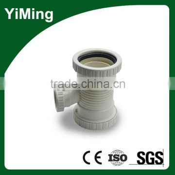 YiMing 110mm PN25 pvc reducing tee sizes