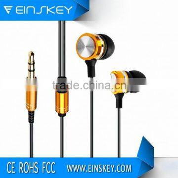 Noise cancelling in-ear E-E016 ear earphone zipper